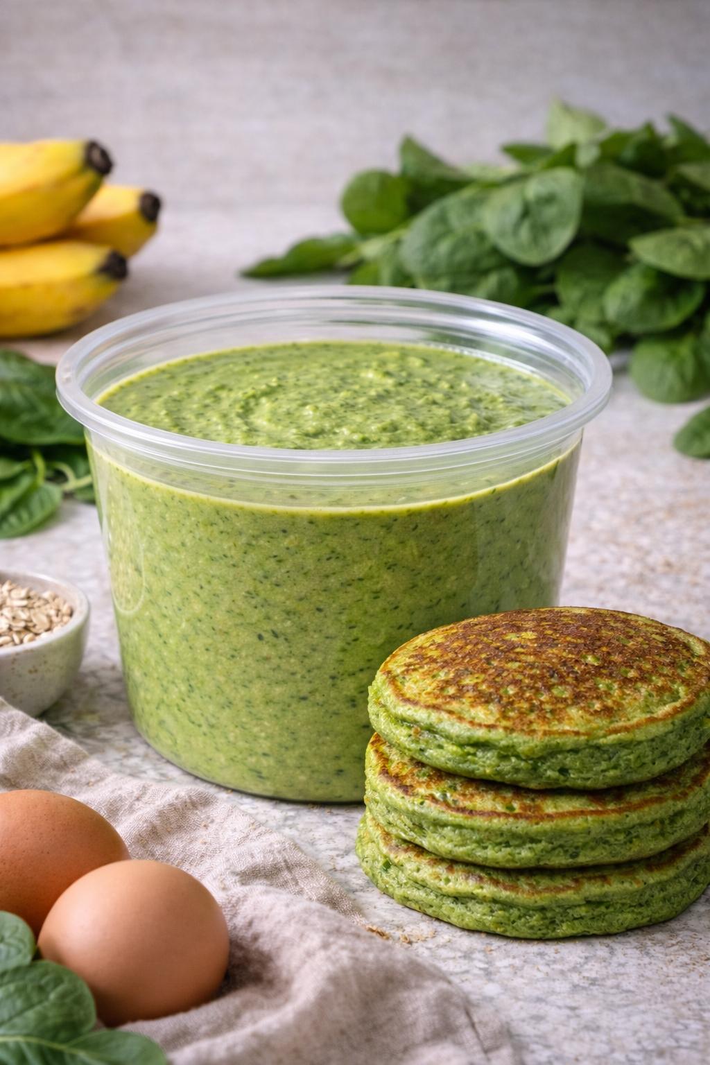 Green Protein Pancakes